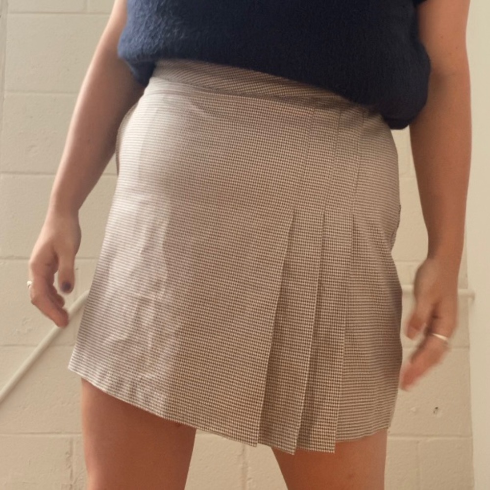 gingham skort - Picture 2 of 7